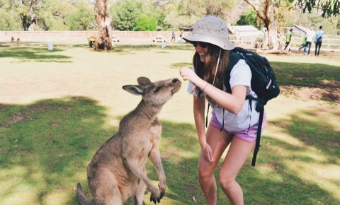 Meeting the local wildlife